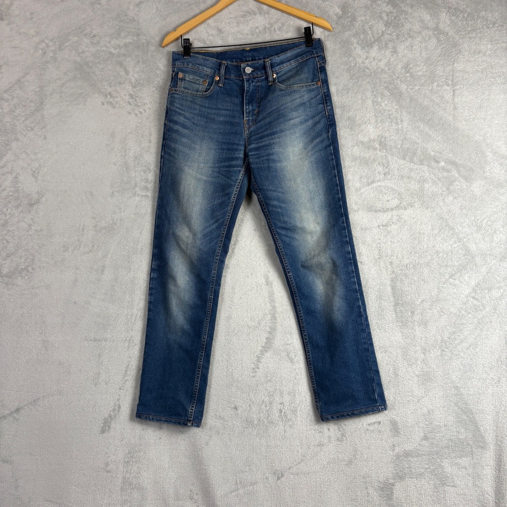 Levis 511 Slim Fit Mens Jeans Medium Wash Blue Denim 30x34 Classic